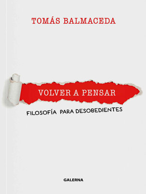 cover image of Volver a pensar